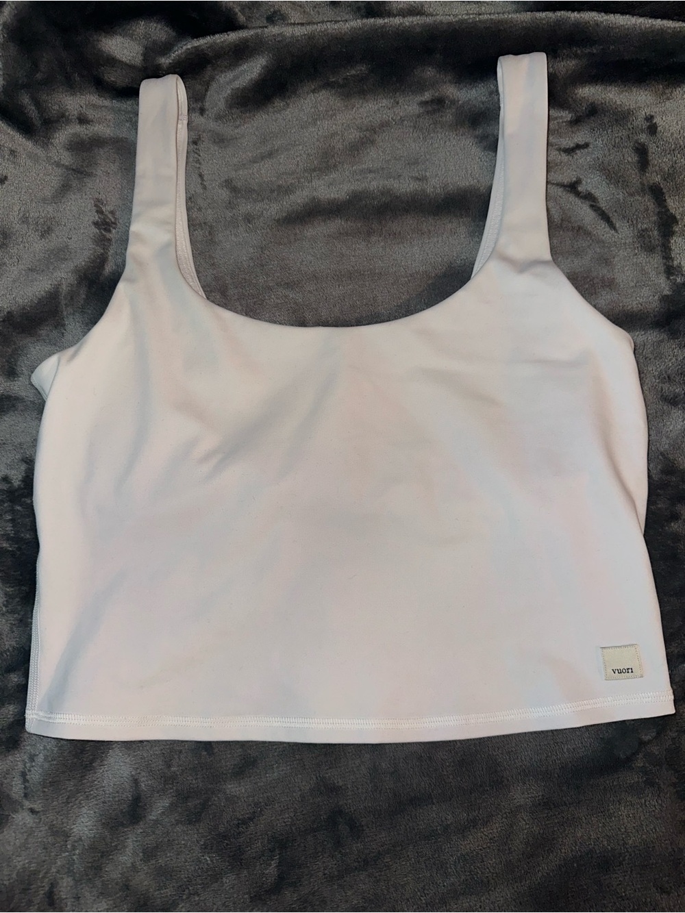 Vuori White Daily Crop Tank Top Sz. M